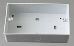 CK 2 Gang Surface Box with 20mm hole CK 2 Gang Surface Box with 20mm hole